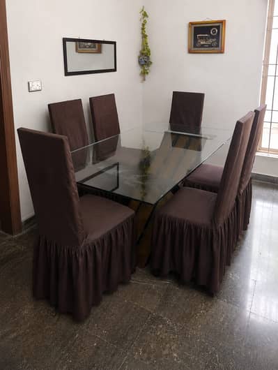  Luxury Modern 6-Seater Dining Table | Brand New Condition