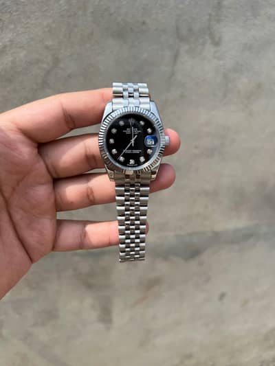 Rolex Date Just Diamond Dial.