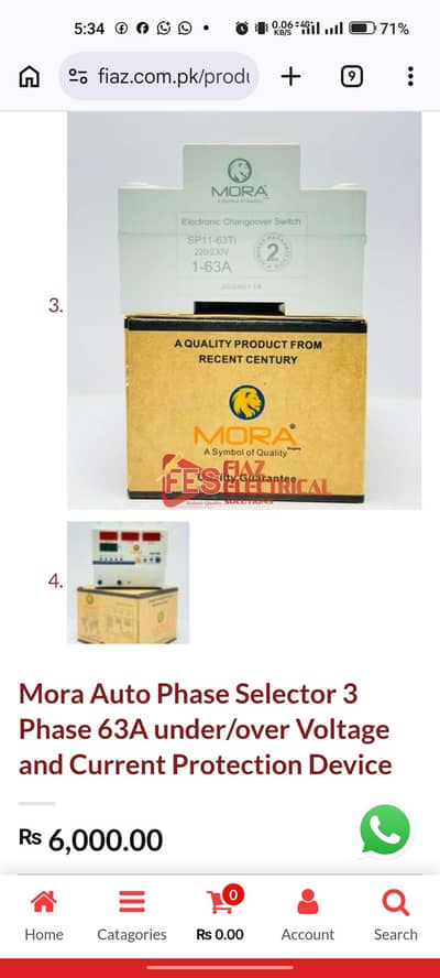 Automatic Three Phase Selector Mora