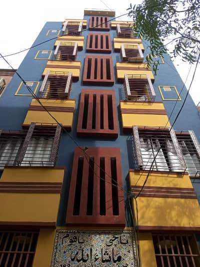 Flat For Sale Korangi Crossing Allah Wala Town Sector 31/G 4th Floor with roof Available No Bank Loan Approved