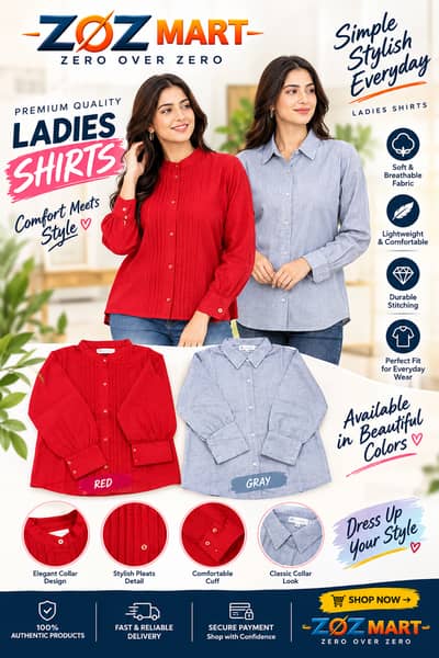 Ladies Modern Shirts