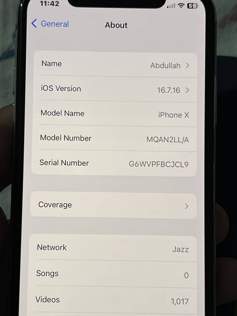 Apple iPhone X 5