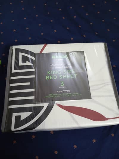 Gul Ahmed King size Bedsheets