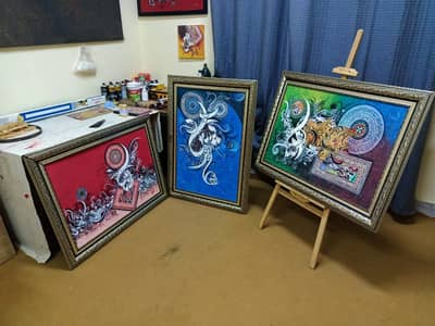 Sketches, portraits, callgraphy, wall paintings custom made (Karachi)