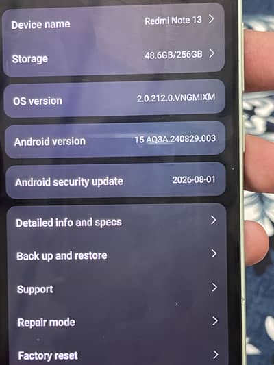 Redmi Note 13 — 8GB + 8GB RAM | 256GB