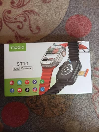 Modio ST10 5G+ Mini Phone Watch (4GB/64GB, Dual Camera) - New