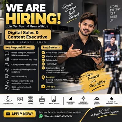 Digital Sales & Content Executive