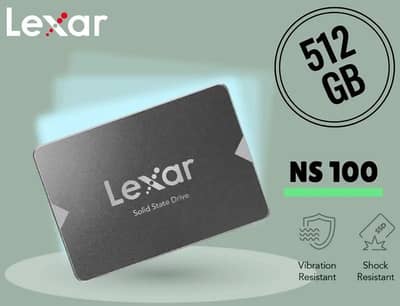 Lexar 512 GB SATA SSD 2.5" NS-100