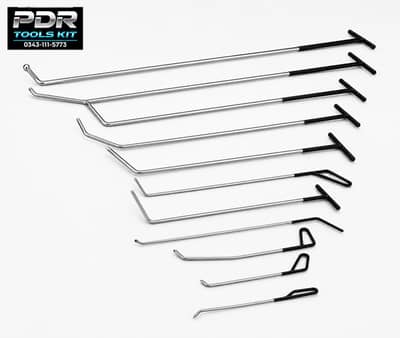 11Pcs Steel PDR Rods Set for Auto Dent Repair