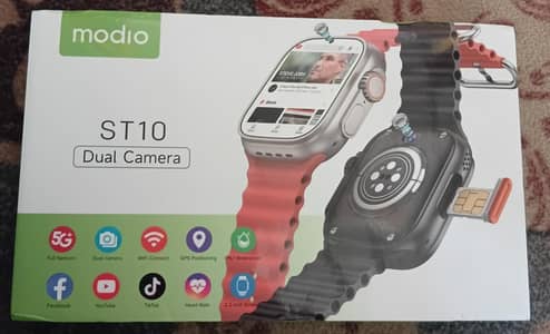 Modio ST10 5G+ Mini Phone Watch (4GB/64GB, Dual Camera) - New
