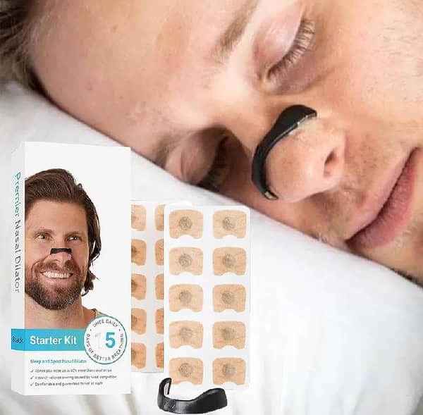 Nasal Strips, Intake Breathing Nasal Strip, Magnetic Nose Strips, Anti Snoring Nose Strips, Safe and Effective Nose Plaster, Better Breathing, Nose Plasters Against Snoring