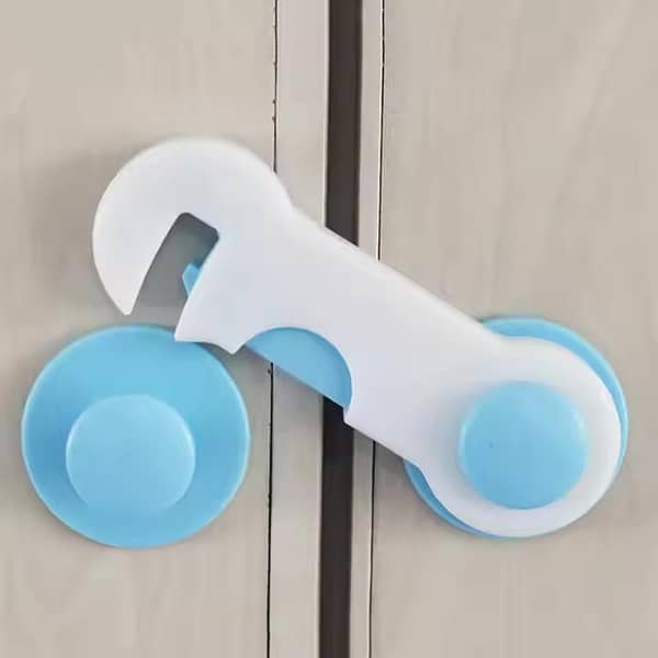 Premium Quality Fridge Lock | Baby Safety Refrigerator Door Lock with Double-Press Unlock System