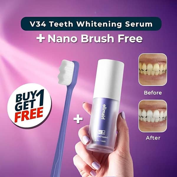 Tooth Brush Plus Hismiles Deal Teeth Brightening V34 Colour Corrector Serum Micro Nano Deal For Sensitive Gums Toothbrush