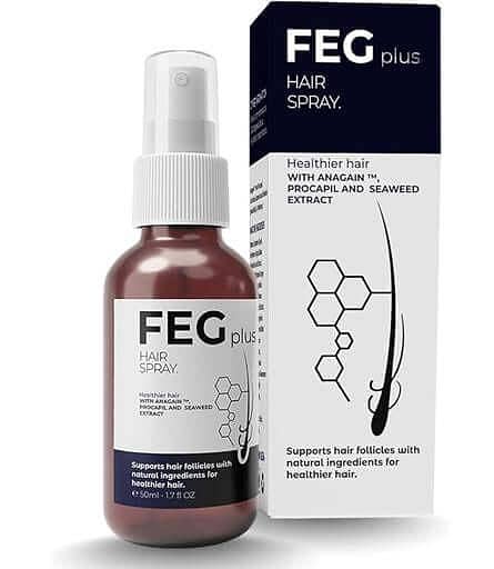FEG Hair Growth Serum & Hair Oil for Men & Women with Massager