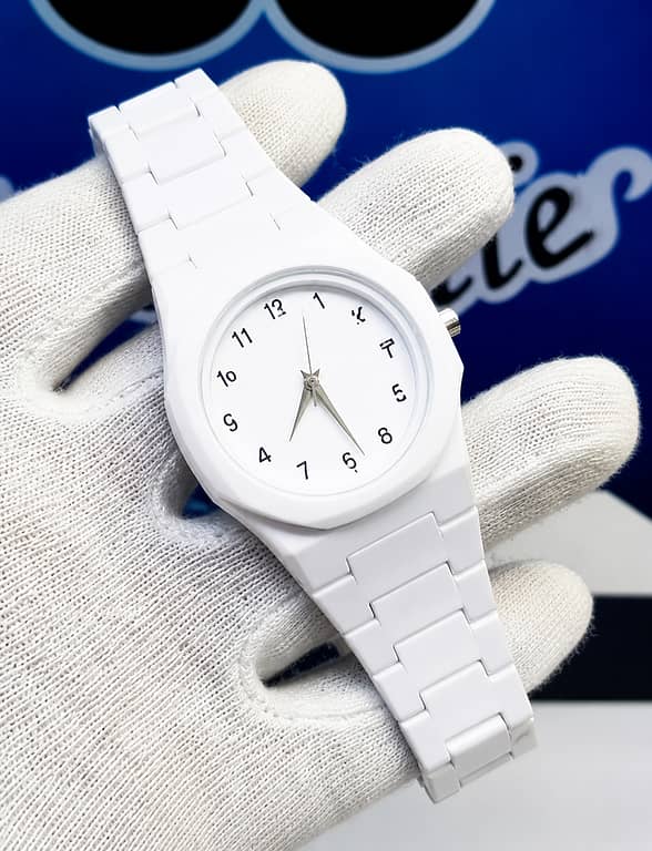 Aura Watch for Men - Premium White Wristwatch, Stylish and Durable