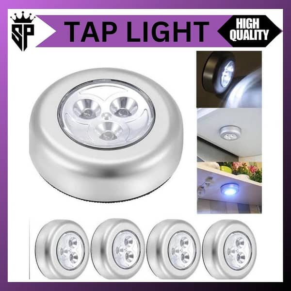 Wireless LED Puck Light by SP Dealz (PC1) – Battery-Operated Stick-Anywhere Light for Cabinets, Closets, Hallways, Bathrooms, Bedrooms, and Kitchens