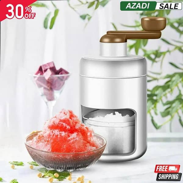 Ice Crusher Machine by Galaxy Deals: Gola Maker and Ice Shaver for Home Use