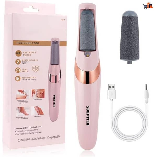 USB Rechargeable Pedicure Feet Callus Remover, Electric Feet Pedicure Callus Remover For Dry & Dead Feet Skin | Rechargeable Feet Sharpener, Foot Grinder Pedicure Tool | Portable  Pedicure Feet Grinder, Pedicure Callus Remover