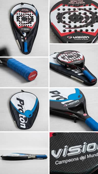 Vision Spectra Pro Junior Padel Racket - Boht achi condition mein