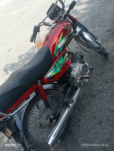 Honda cd 70cc 20222 model luch candtion allhamdulliha