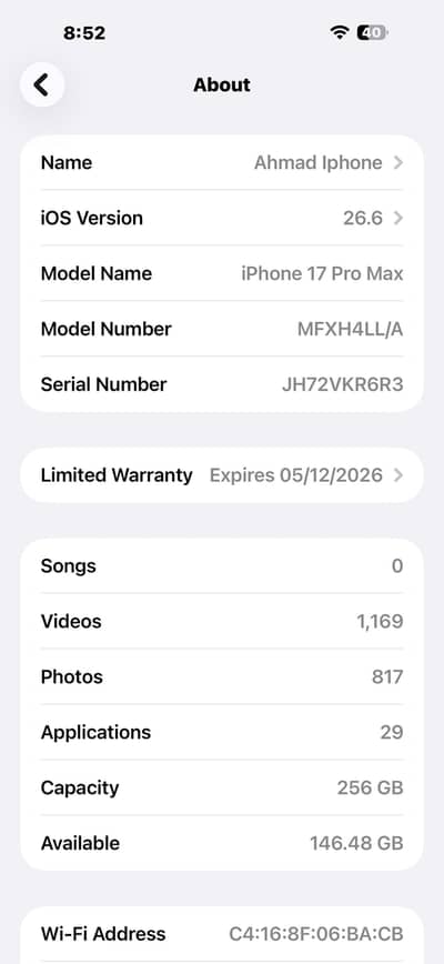 Apple iPhone 17 Pro Max