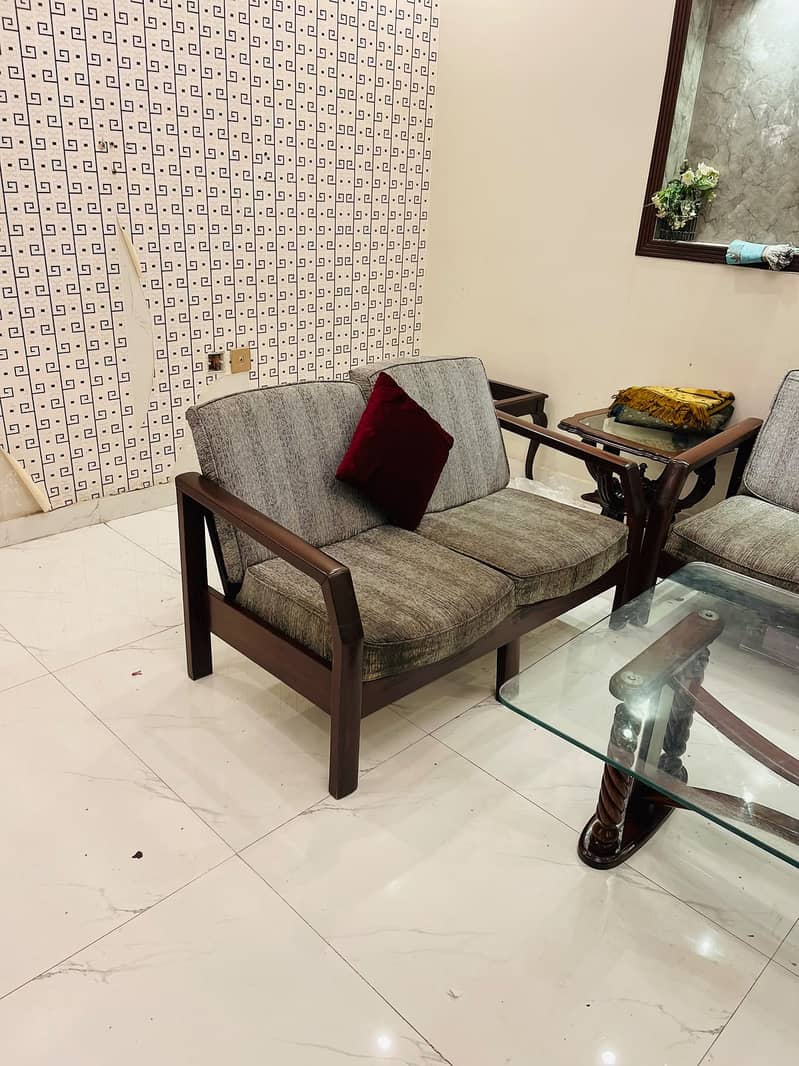 6 seater sofa available solid wood 1
