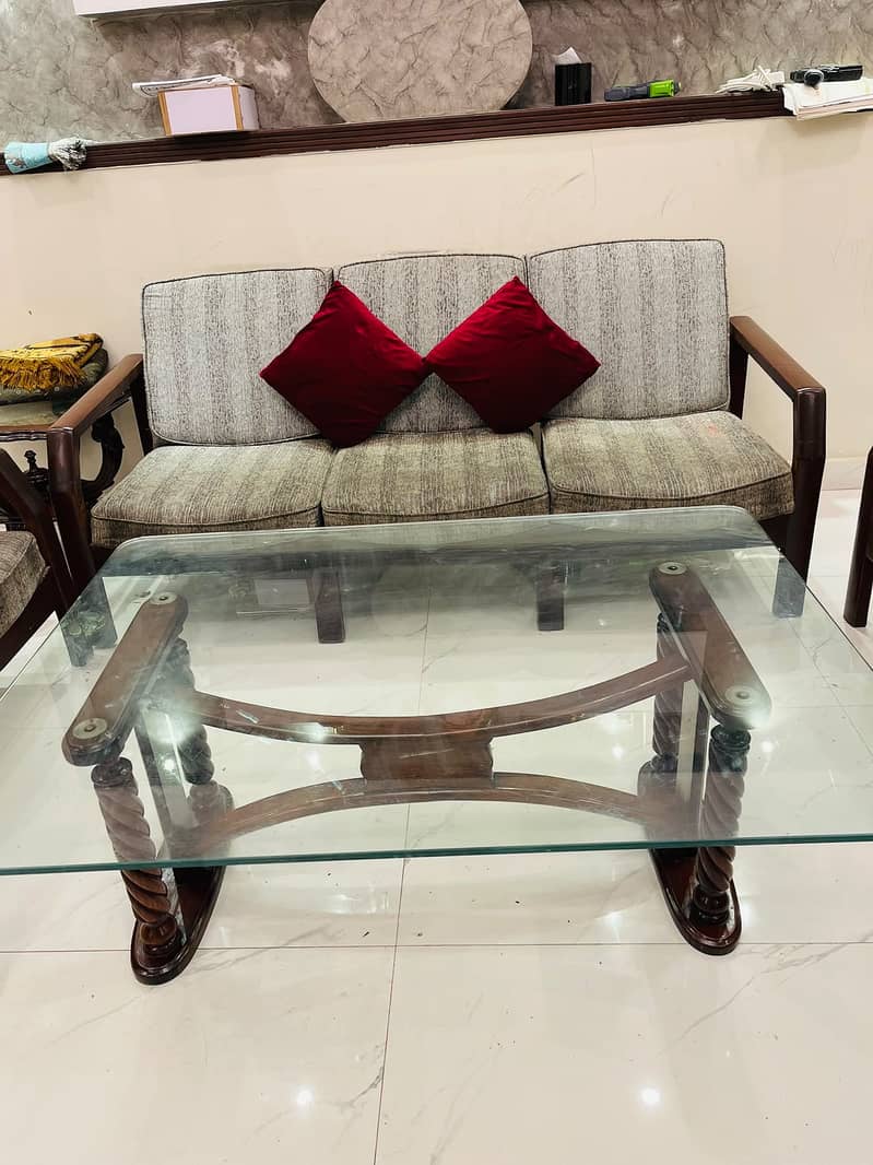 6 seater sofa available solid wood 3