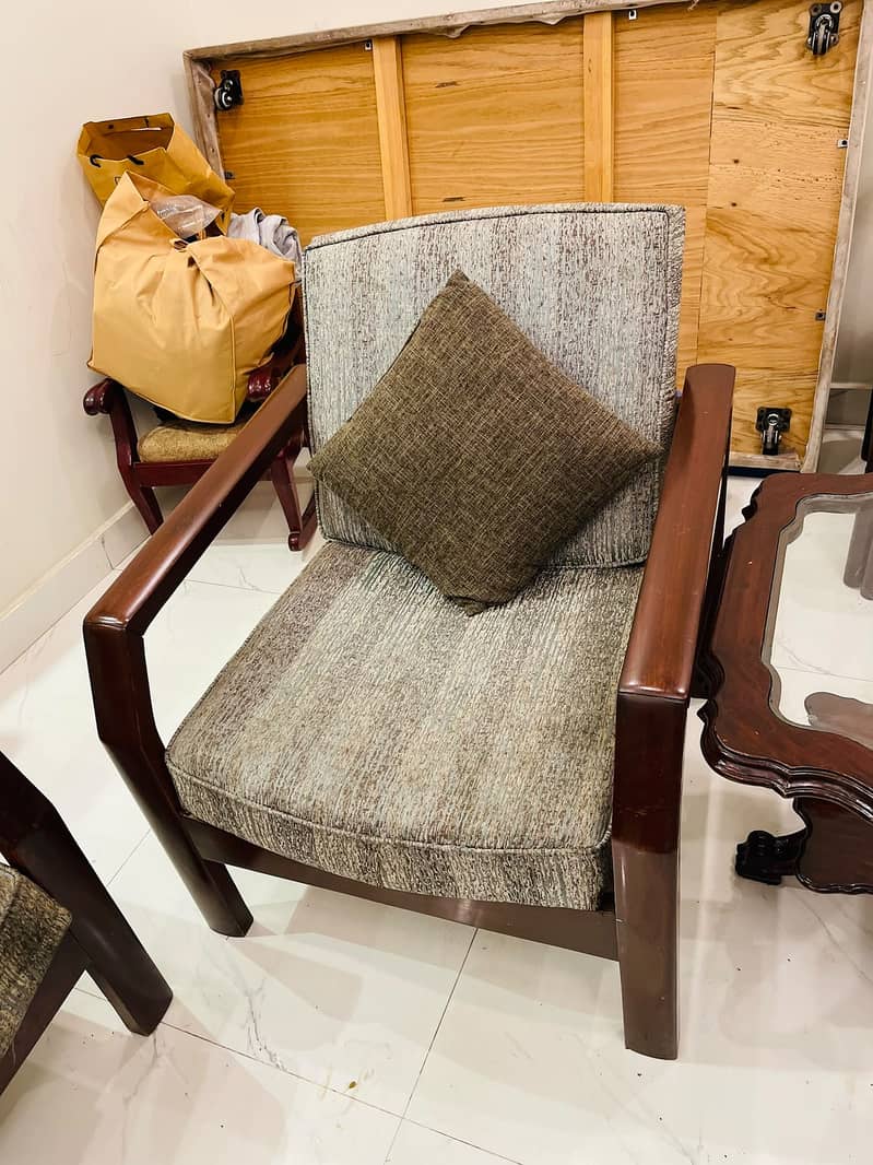 6 seater sofa available solid wood 4
