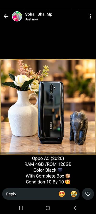 Oppo A5 2020 10by 10 condition