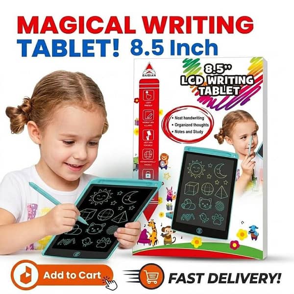 8.5 & 12 Inch LCD Writing Tablet for Kids - Colorful Digital Drawing Pad & Writing Board