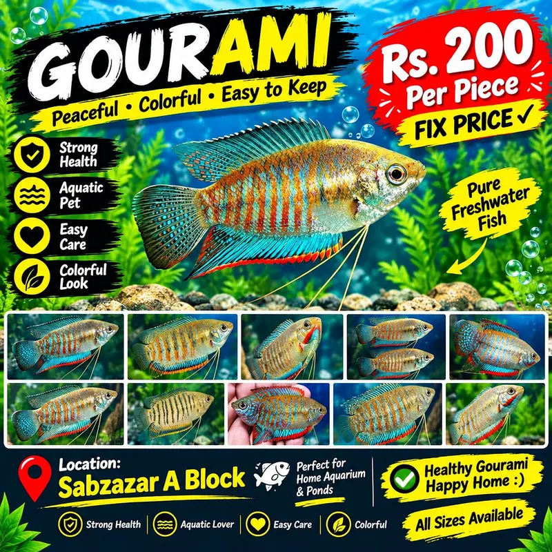 All Types Aquarium & Pond Fish | Fish Accessories | Sabzazar A Block | — photo 3