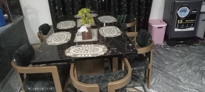 Dining Table Set for Sale – 6 Chairs