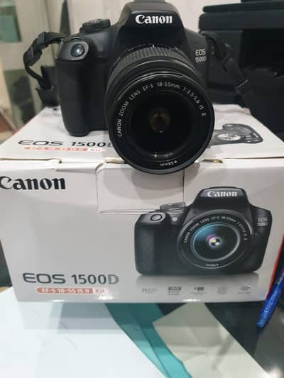 CANON 1500D DSLR CAMERA WITH BOX SLIGHTY USED