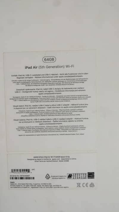 Ipad air 5th gen