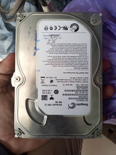 Seagate Barracuda 500GB HDD | 7200RPM | SATA | ST3500418AS