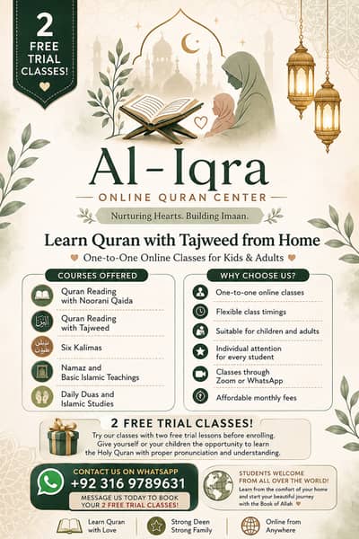 Online Quran Classes – Learn Quran with Tajweed from Home