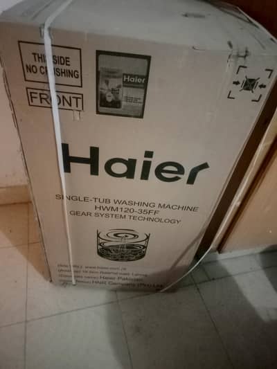 haier washing machine
