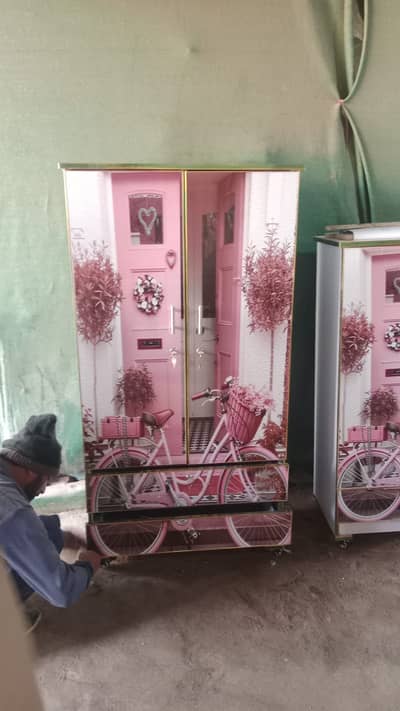 2 & 3 door almari/wood works/wardrobe for sale/almarih/colorful