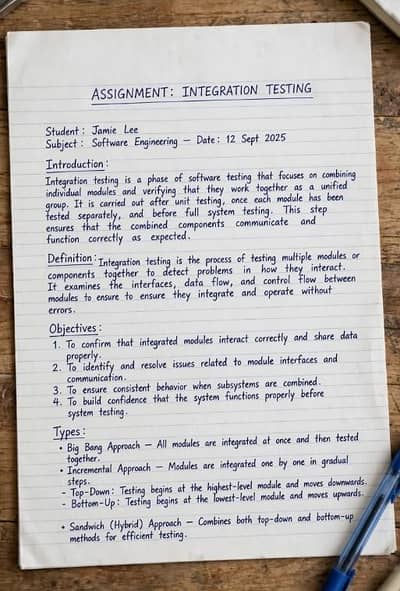 Assignment writing
