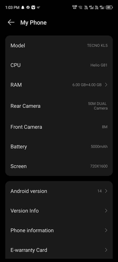 Tecno SPARK 30C