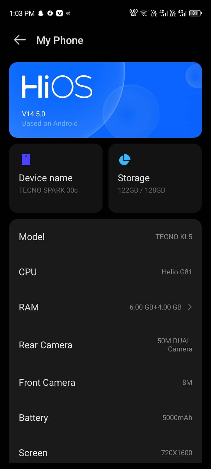 Tecno SPARK 30C 1