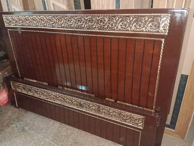 Double bed - King size bed - Poshish bed - bed set - Bedroom set