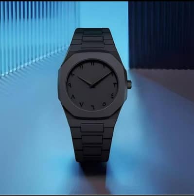 Aura Quartz Watch Black Lightweight Design