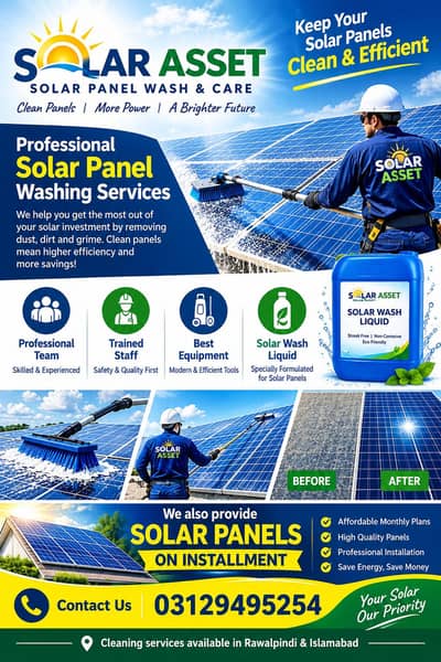Solar Panel Cleaning and Instation Service