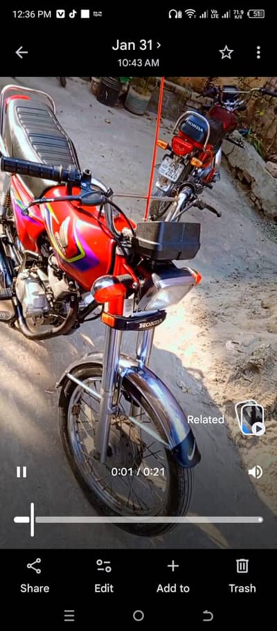 Honda 125 look like new 03254035784