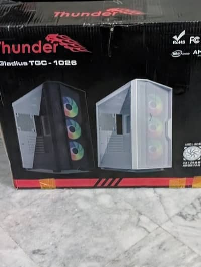 Thunder Gladius White Gaming Case Used | Condition 10/9.5