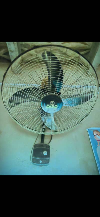 Brand New INDUS 18" Wall Bracket Fan - Solar + AC Compatible