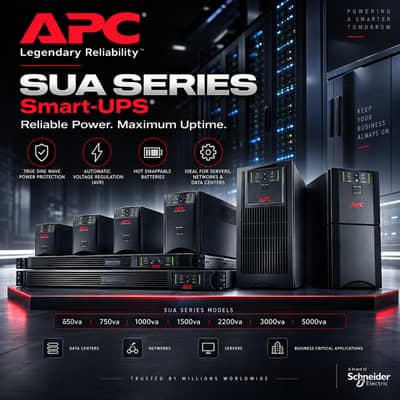 APC SUA Series UPS | 750VA, 1000VA, 1500VA, 3kVA & 5kVA