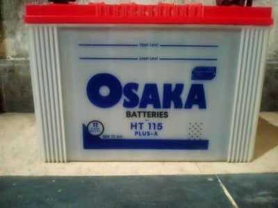 Osaka battery 110 72 amper ha  9 manthis use hui ha bcup ok ha