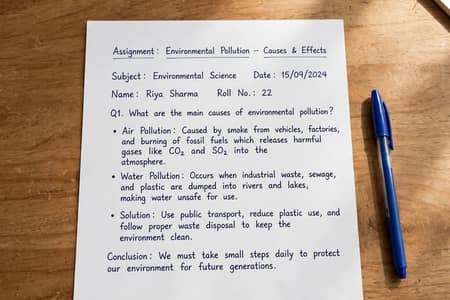 Students Assignment Service Handwritten & Typed - Shakargarh